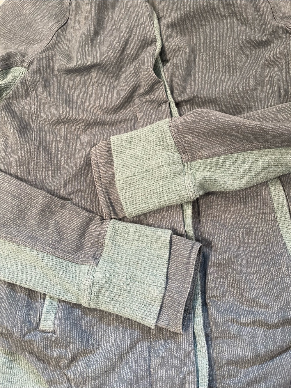 Lululemon To Class Jacket Burlap Texture Deep Shore Earl Grey Green size 6 - Picture 11 of 16